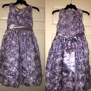 Purple flower dress